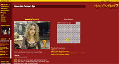 Desktop Screenshot of howoldami.com