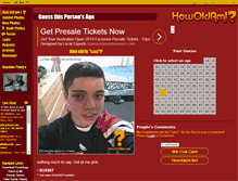 Tablet Screenshot of howoldami.net