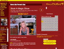 Tablet Screenshot of howoldami.co.uk